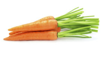 Морква молода свіжа, в пучках, з зеленню до 7 см, 1 кг